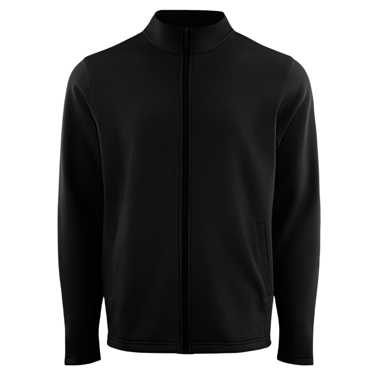 Men's Poly-Cotton Fleece Performance Long Sleeve Full-Zip