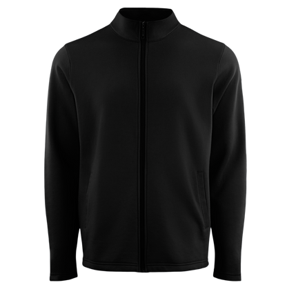 Men's Poly-Cotton Fleece Performance Long Sleeve Full-Zip