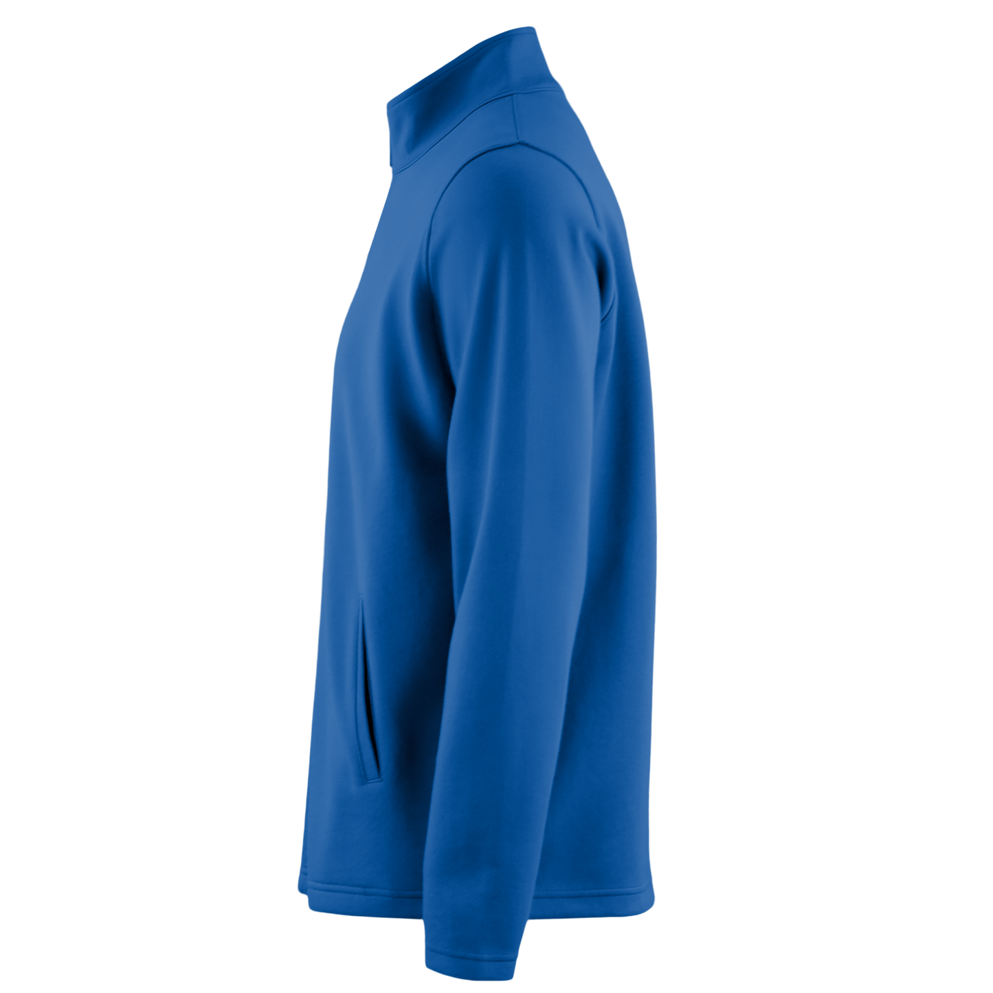 Men's Poly-Cotton Fleece Performance Long Sleeve Full-Zip