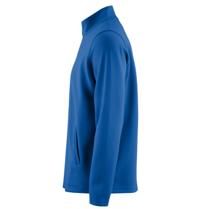 Men's Poly-Cotton Fleece Performance Long Sleeve Full-Zip
