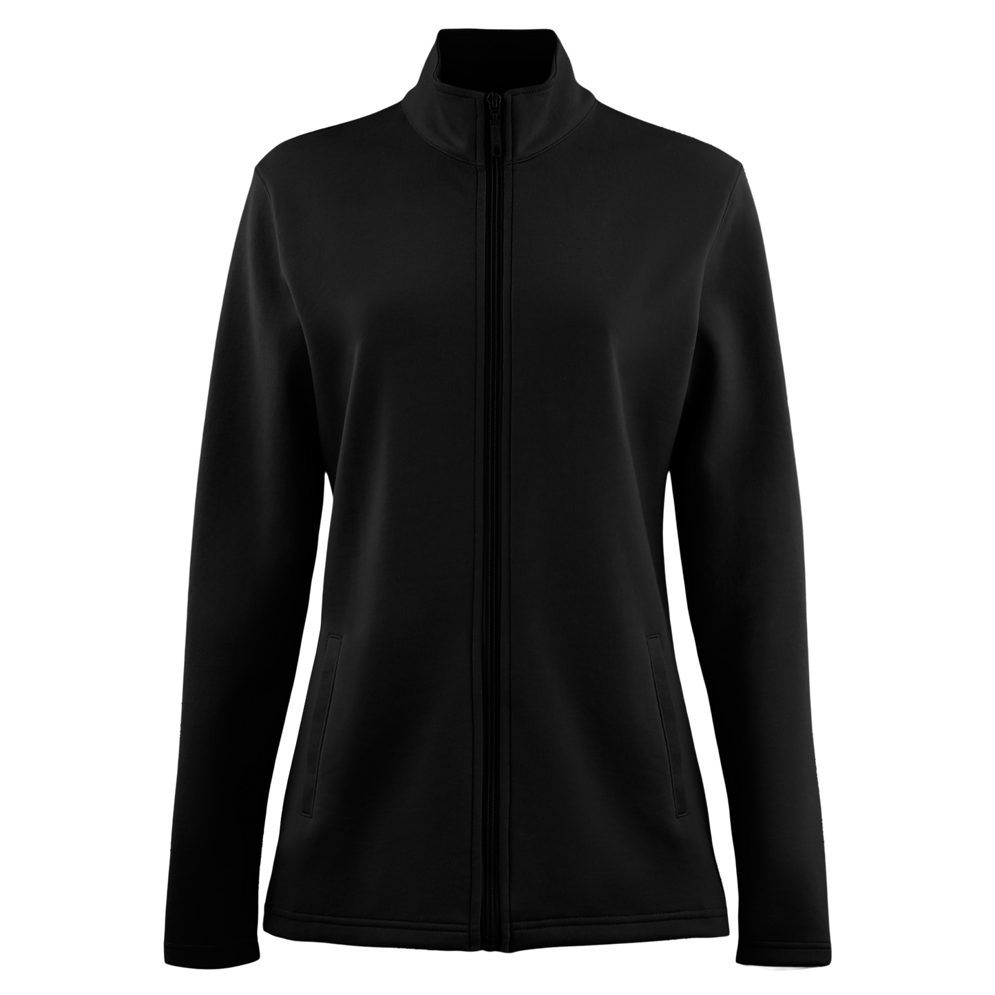 Women's Poly-Cotton Fleece Performance Long Sleeve Full-Zip