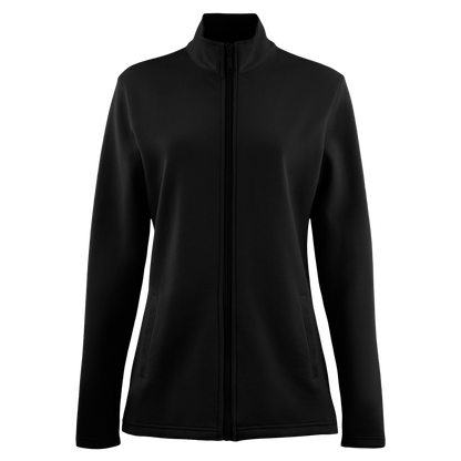 Women's Poly-Cotton Fleece Performance Long Sleeve Full-Zip