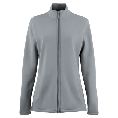 Women's Poly-Cotton Fleece Performance Long Sleeve Full-Zip