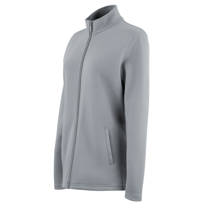 Women's Poly-Cotton Fleece Performance Long Sleeve Full-Zip